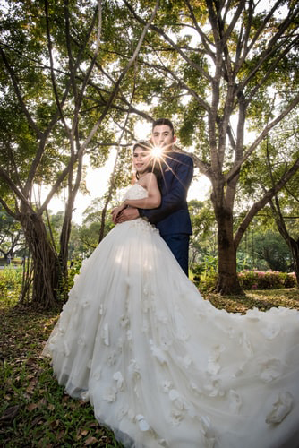 結婚式の写真撮影