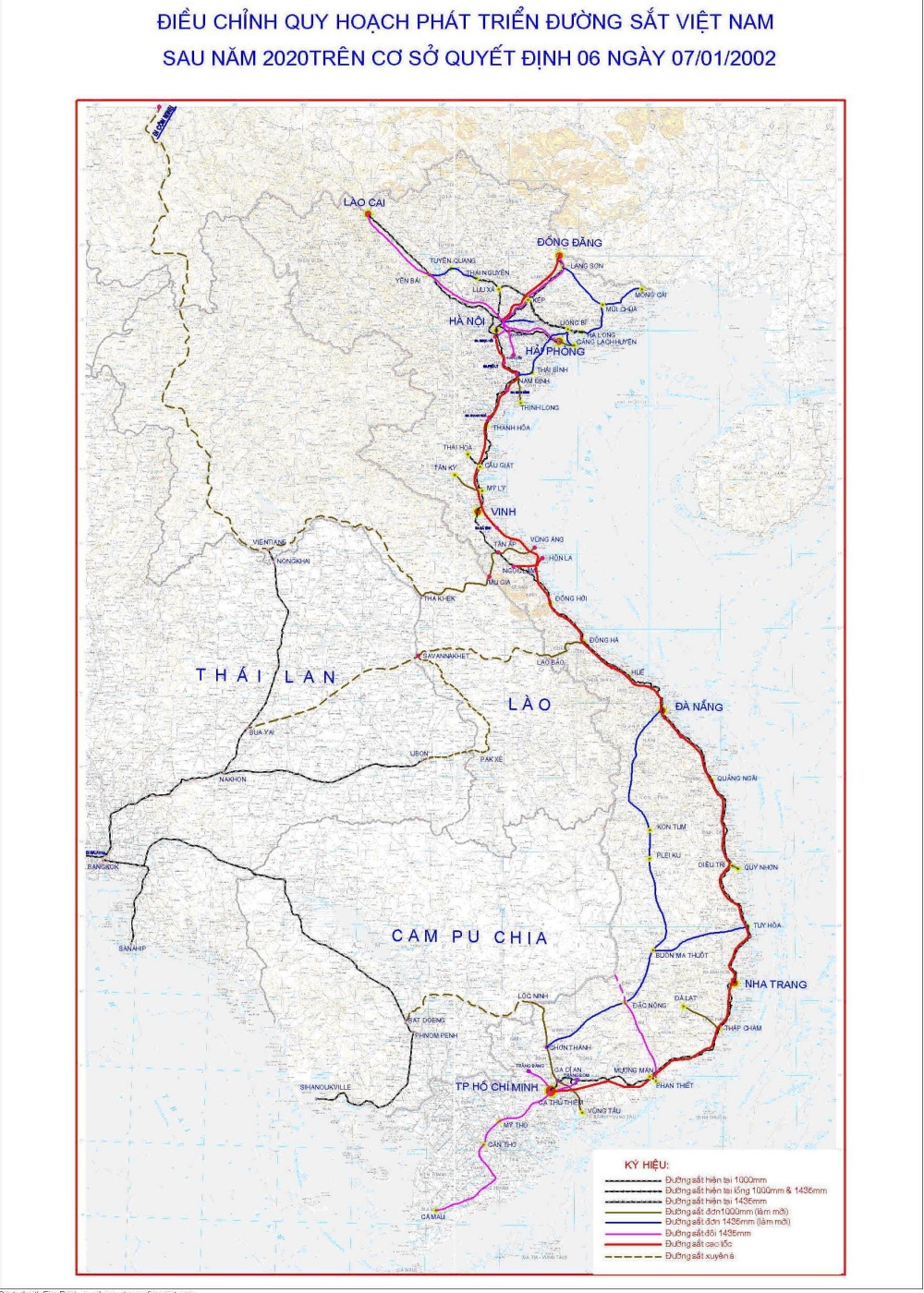 南北鉄道路線図